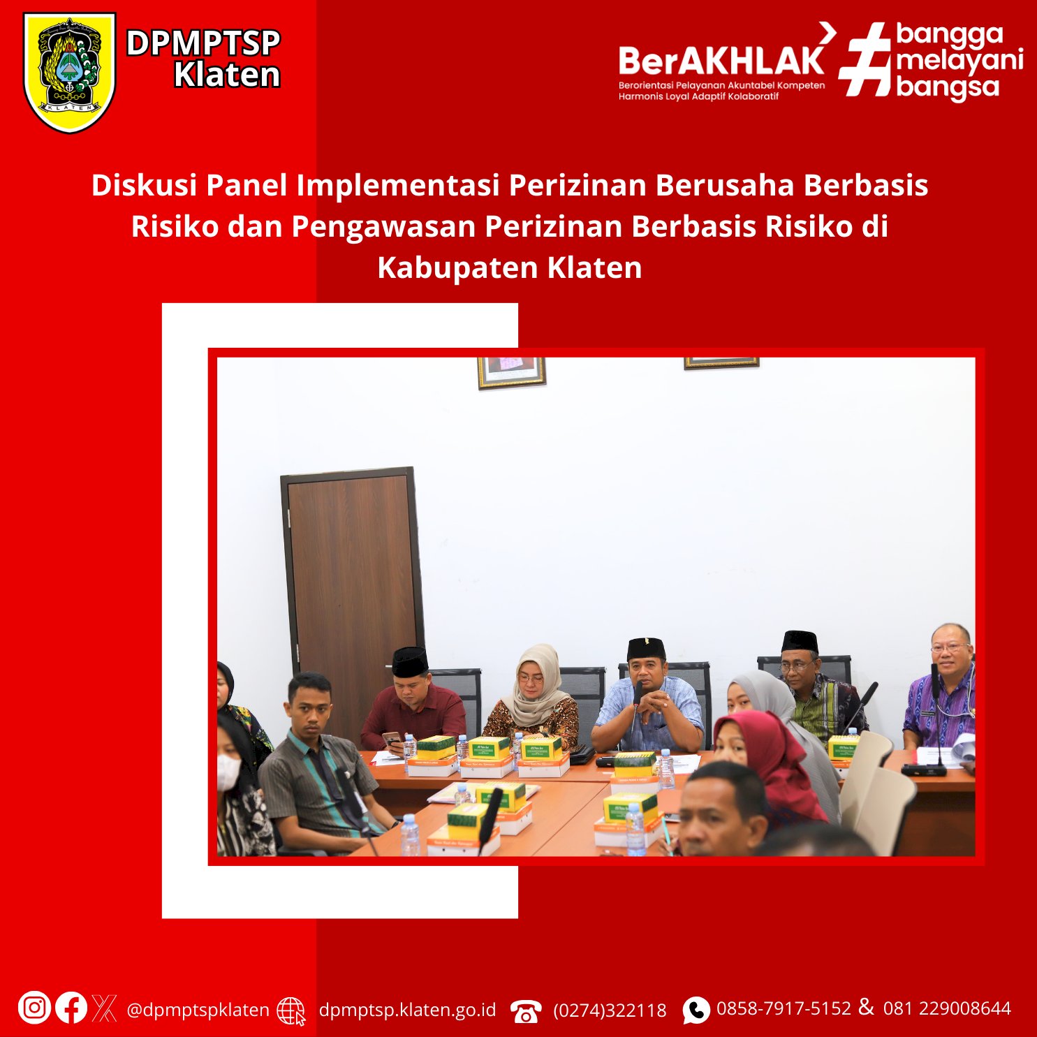 Sosialisasi Implementasi Perizinan Berusaha Berbasis Risiko Dan