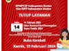 Pengumuman bahwa Pelayanan MPP & DPMPTSP Kabupaten Klaten tanggal 14 Februari 2024 LIBUR Nasional.