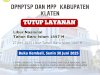 Pengumuman DPMPTSP Klaten dan MPP KLaten Tutup Layanan Dalam rangka memperingati Tahun Baru Islam 1447 H.