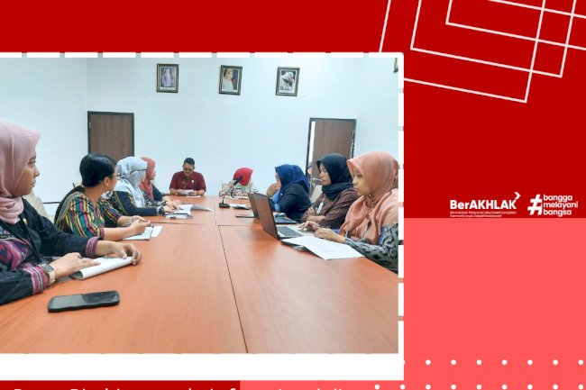 DPMPTSP Kab. Klaten melaksanakan kegiatan Rapat Bimbingan teknis fungsional di ruang Rapat MPP, yang di Pimpin langsung oleh Kepala DPMPTSP Bp. Agus Suprapto S.sos,M.Si.