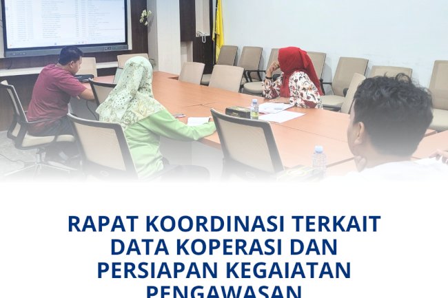 Dinas Penanaman Modal Dan Pelayanan Terpadu Satu Pintu (DPMPTSP) Kabupaten Klaten menggelar Rapat koordinasi terkait Data Koperasi dan Persiapan Kegaiatan Pengawasan bersama OPD teknis Terkait.