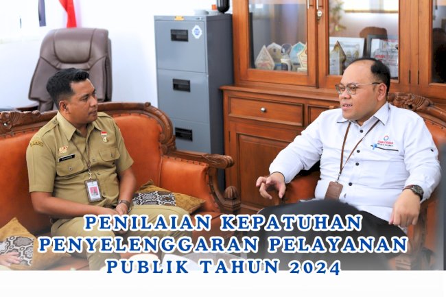 Penilaian Kepatuhan Penyelenggaraan pelayanan Publik tahun 2024 Oleh OMBUDSMAN.