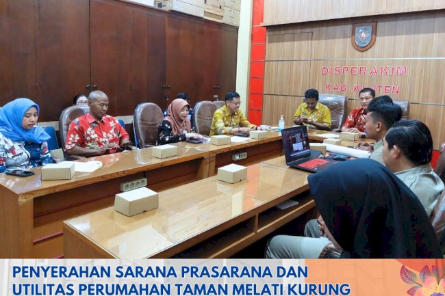 Penyerahan Sarana Prasarana dan Utilitas Perumahan Taman Melati Kurung