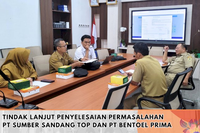 Tindak Lanjut Penyelesaian Permasalahan PT Sumber Sandang Top dan PT Bentoel Prima bersama OPD teknis Terkait