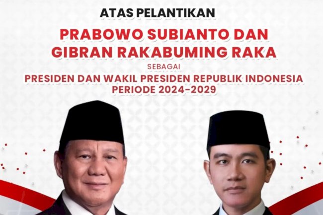 Selamat menjalankan tugas kepada Presiden RU @prabowo dan Wapres RI @gibran_rakabuming 