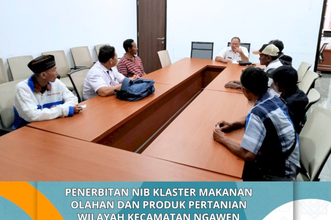 Penerbitan NIB Klaster Makanan Olahan dan Produk Pertanian Wilayah Kecamatan Ngawen