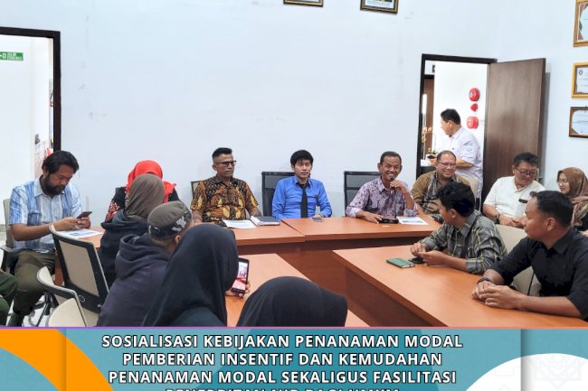 Sosialisasi Kebijakan Penanaman Modal Pemberian Insentif dan Kemudahan Penanaman Modal Sekaligus Fasilitasi Penerbitan NIB Bagi UMKM