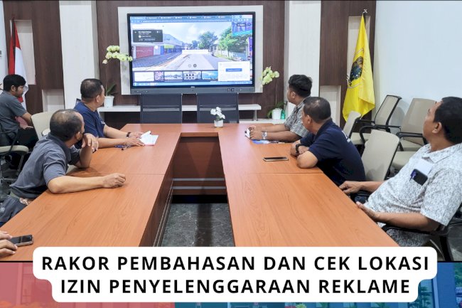 Rakor Pembahasan Izin Penyelenggaraan Reklame