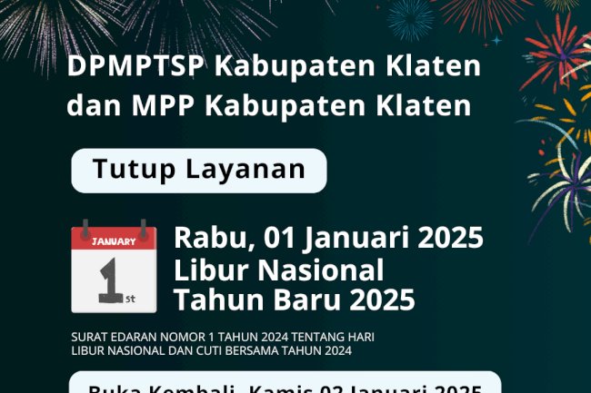 Libur Nasional Tahun Baru 2025