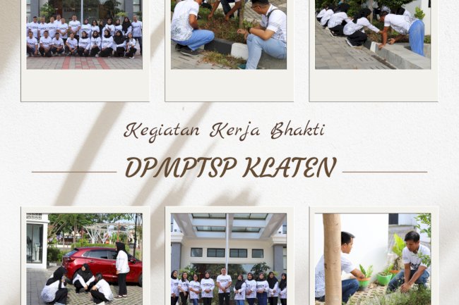 Kerja Bakti Bersih-Bersih Kantor