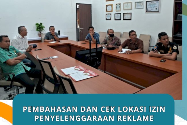 Rapat Pembahasan dan Cek Lokasi Izin Penyelenggaraan Reklame