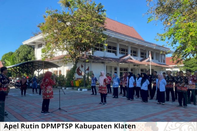 Apel Rutin Dinas Penanaman Modal dan Pelayanan Terpadu Satu Pintu