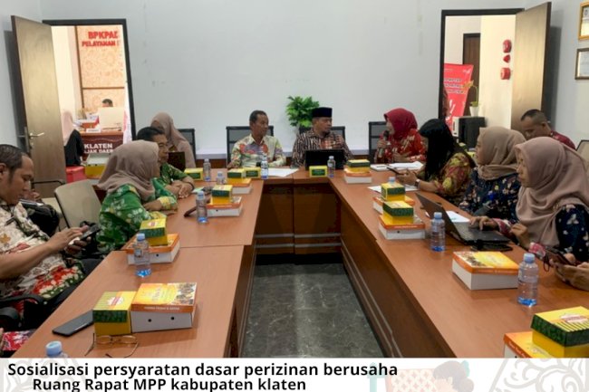 Sosialisasi Persyaratan Dasar Berusaha