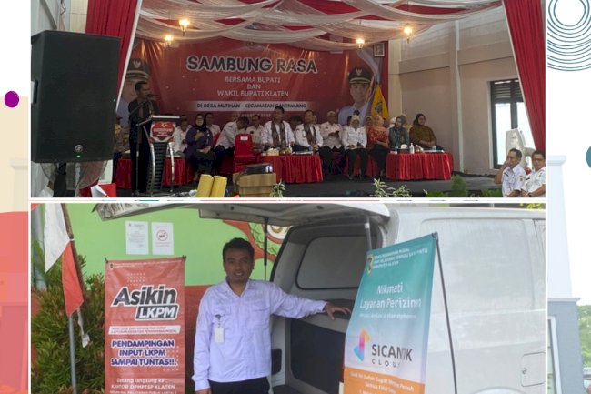 Sambung Rasa Bupati Klaten dan Wakil Bupati Klaten Tahun 2025 di Gedung Serbaguna Desa Mutihan