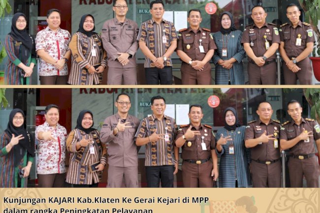 Kunjungan dari KAJARI Kab.Klaten