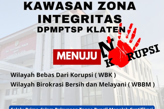 DPMPTSP Kabupaten Klaten tengah bersiap menuju Zona Integritas 2026