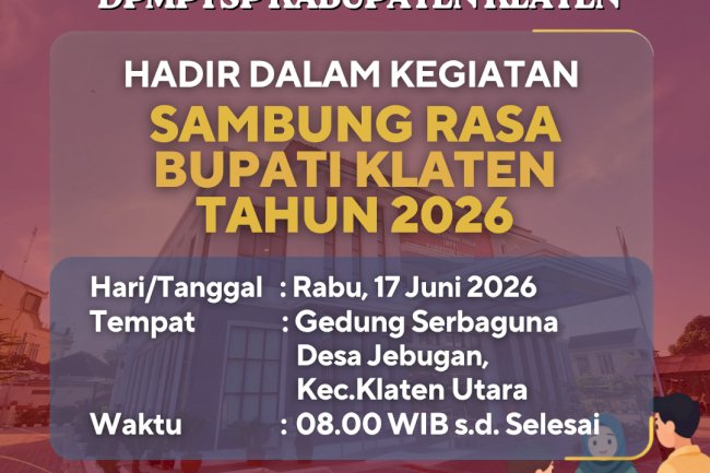 Sambung Rasa Bupati Klaten Tahun 2026