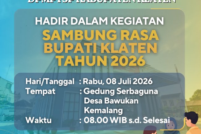 Sambung Rasa Bupati Klaten 2026