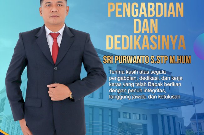 Terima kasih kepada Bapak atas segala pengabdian, dedikasi, dan kerja keras