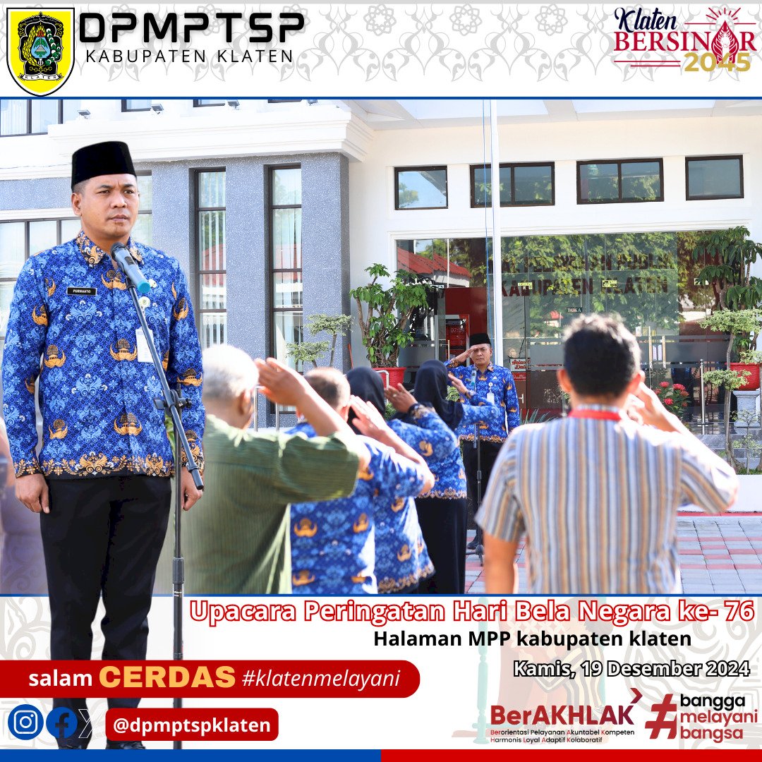 Upacara Peringatan Hari Bela Negara ke - 76