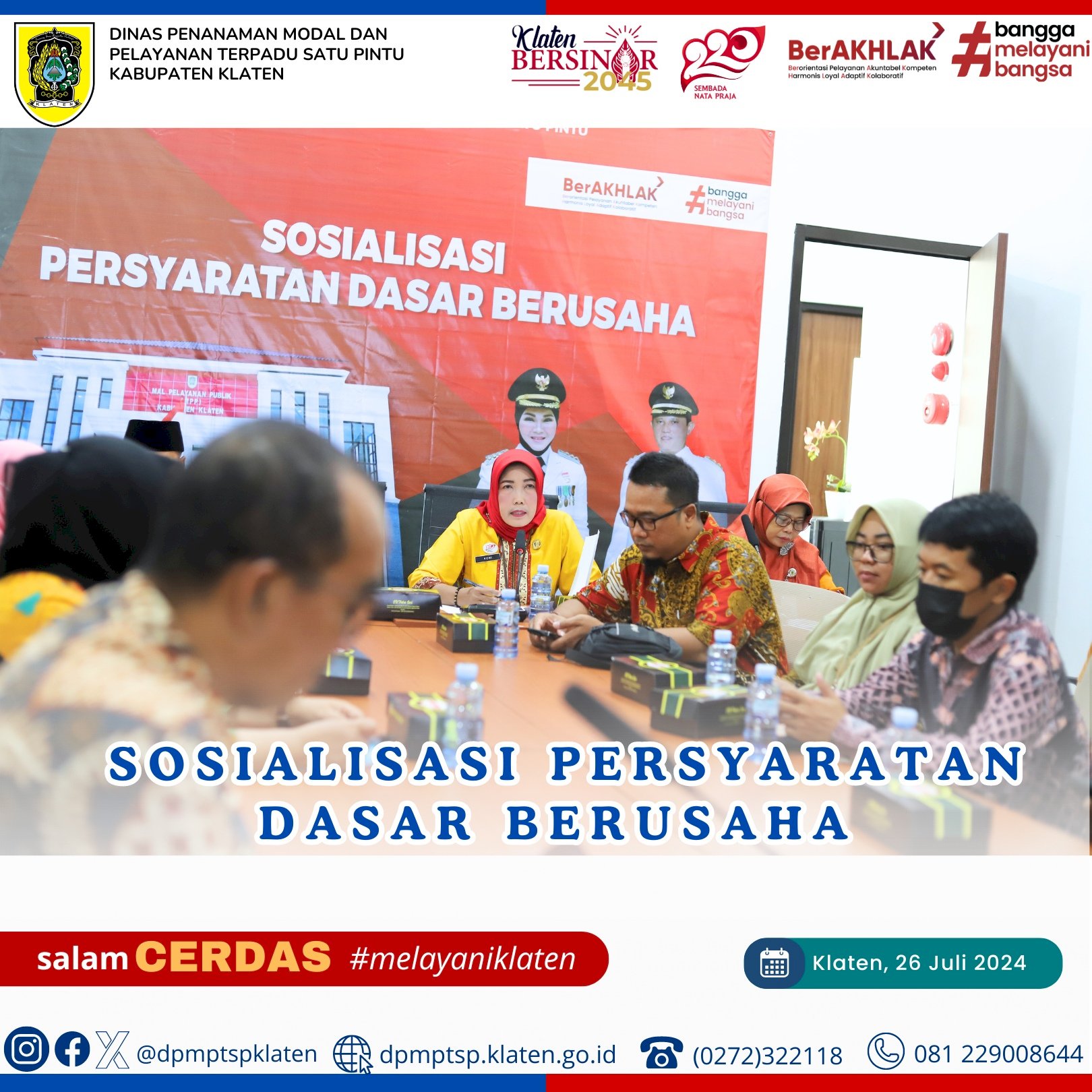 SOSIALISASI PERSYARATAN DASAR BERUSAHA