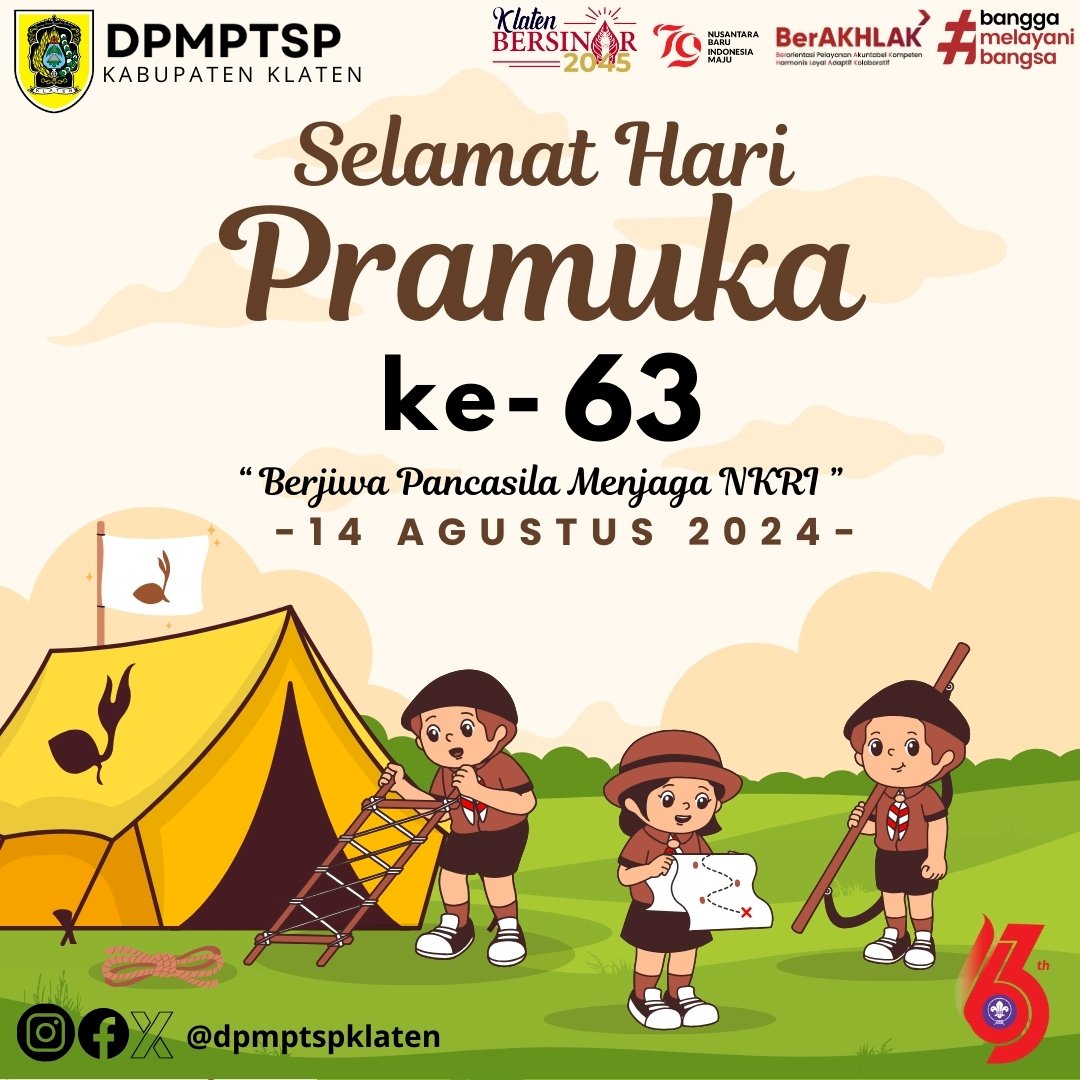 Selamat Hari Pramuka Ke-63