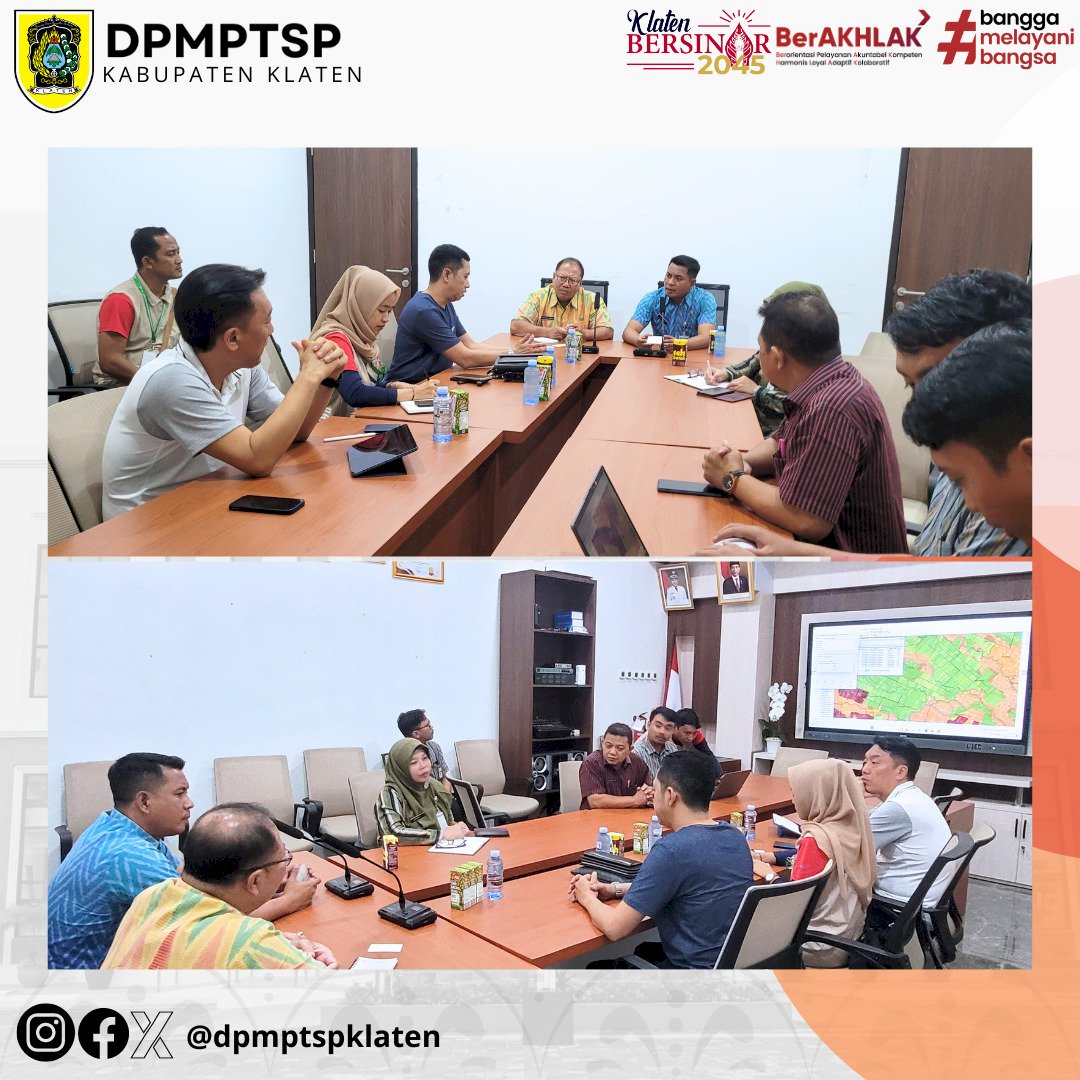 Dinas Penanaman Modal Dan Pelayanan Terpadu Satu Pintu (DPMPTSP) Kabupaten Klaten Menerima Investor PMA