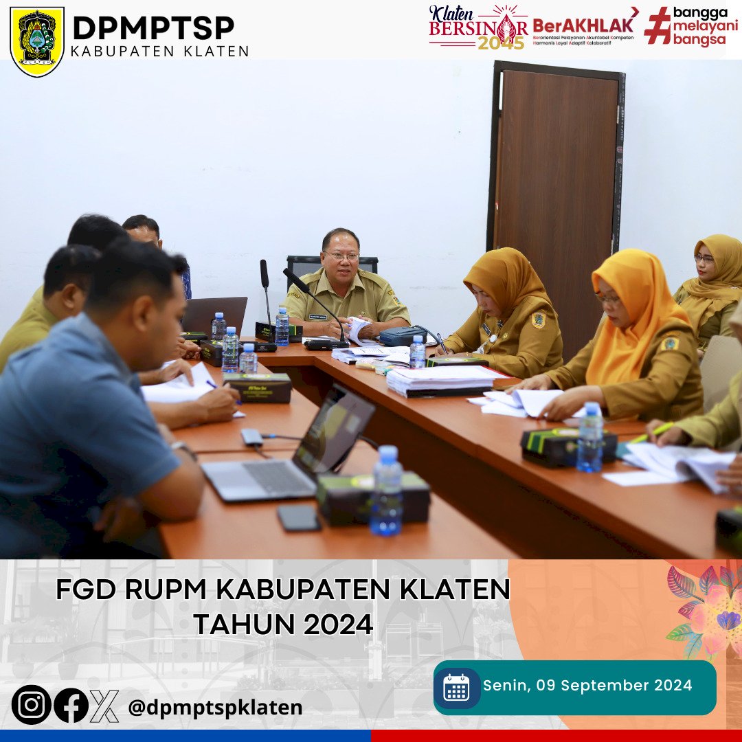 FGD RUPM Kabupaten Klaten tahun 2024