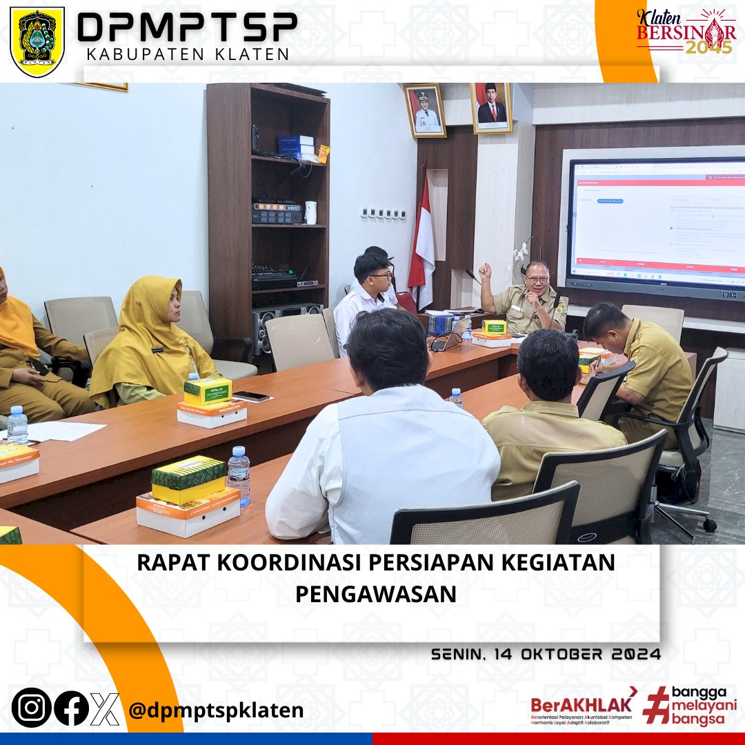 Rapat Koordinasi Persiapan Kegiatan Pengawasan