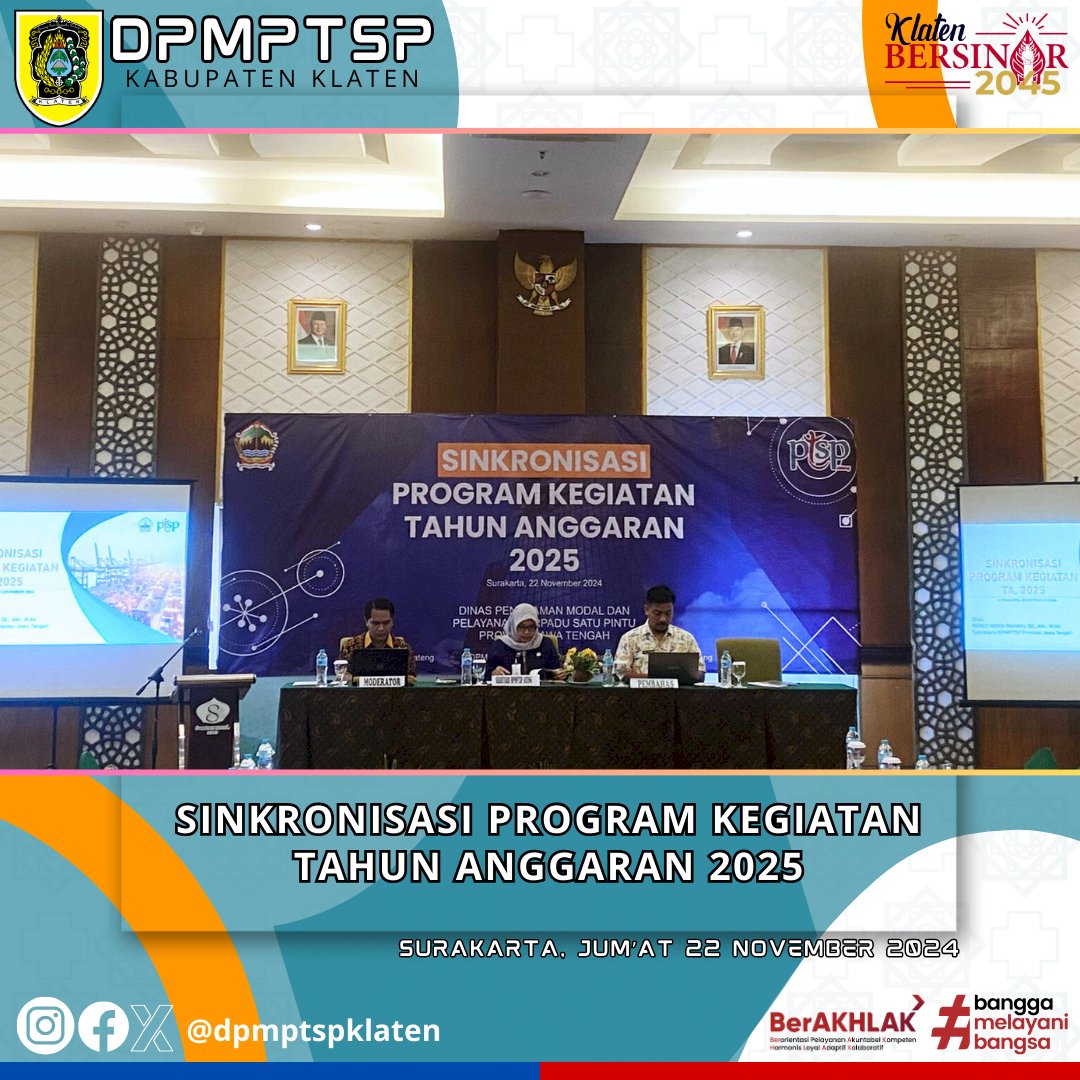 Sinkronisasi Program Kegiatan Tahun Anggaran 2025