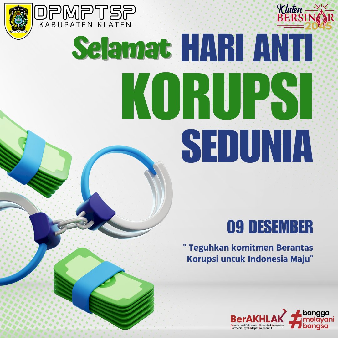 Selamat Hari Antikorupsi Sedunia