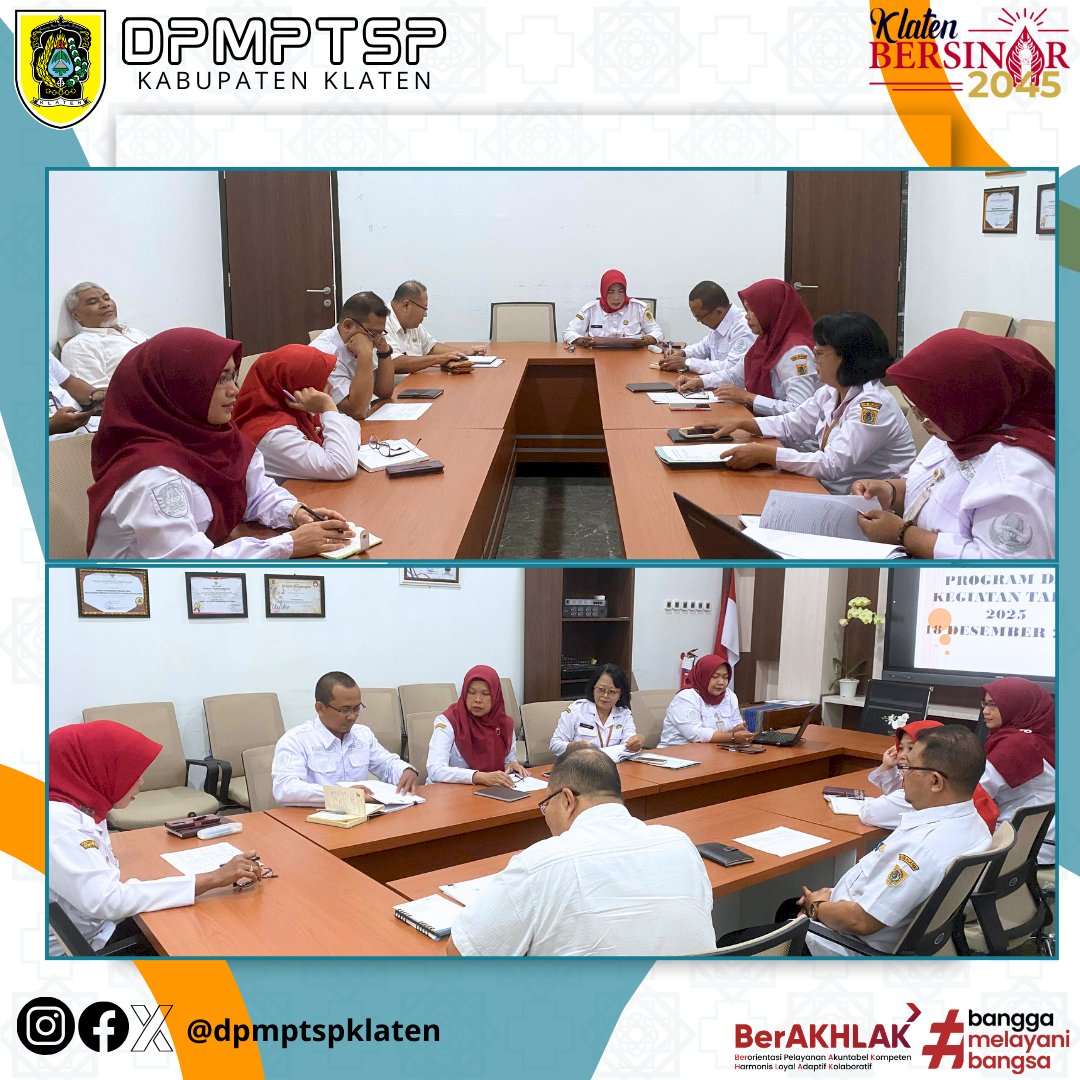 Rapat Koordinasi Internal Buat Periapan Program Kegiatan Tahun 2025