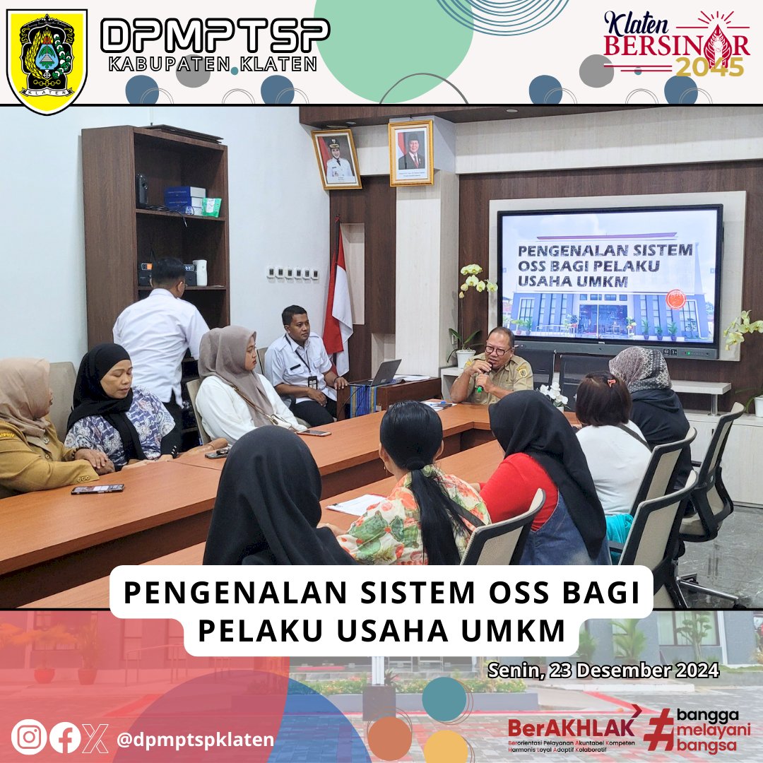 Pengenalan Sistem OSS Bagi Pelaku Usaha UMKM