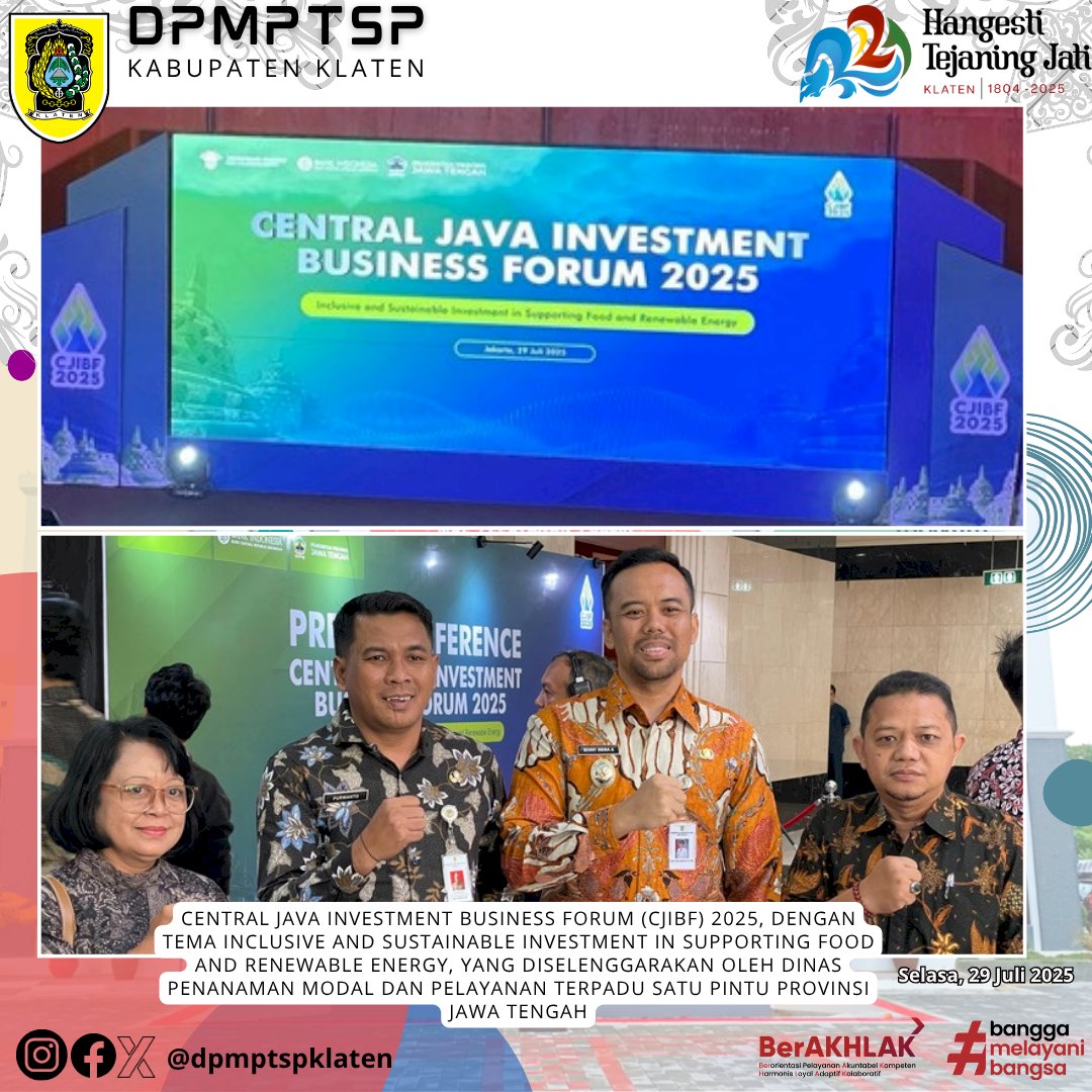 Central Java Investment Business Forum (CJIBF) 2025