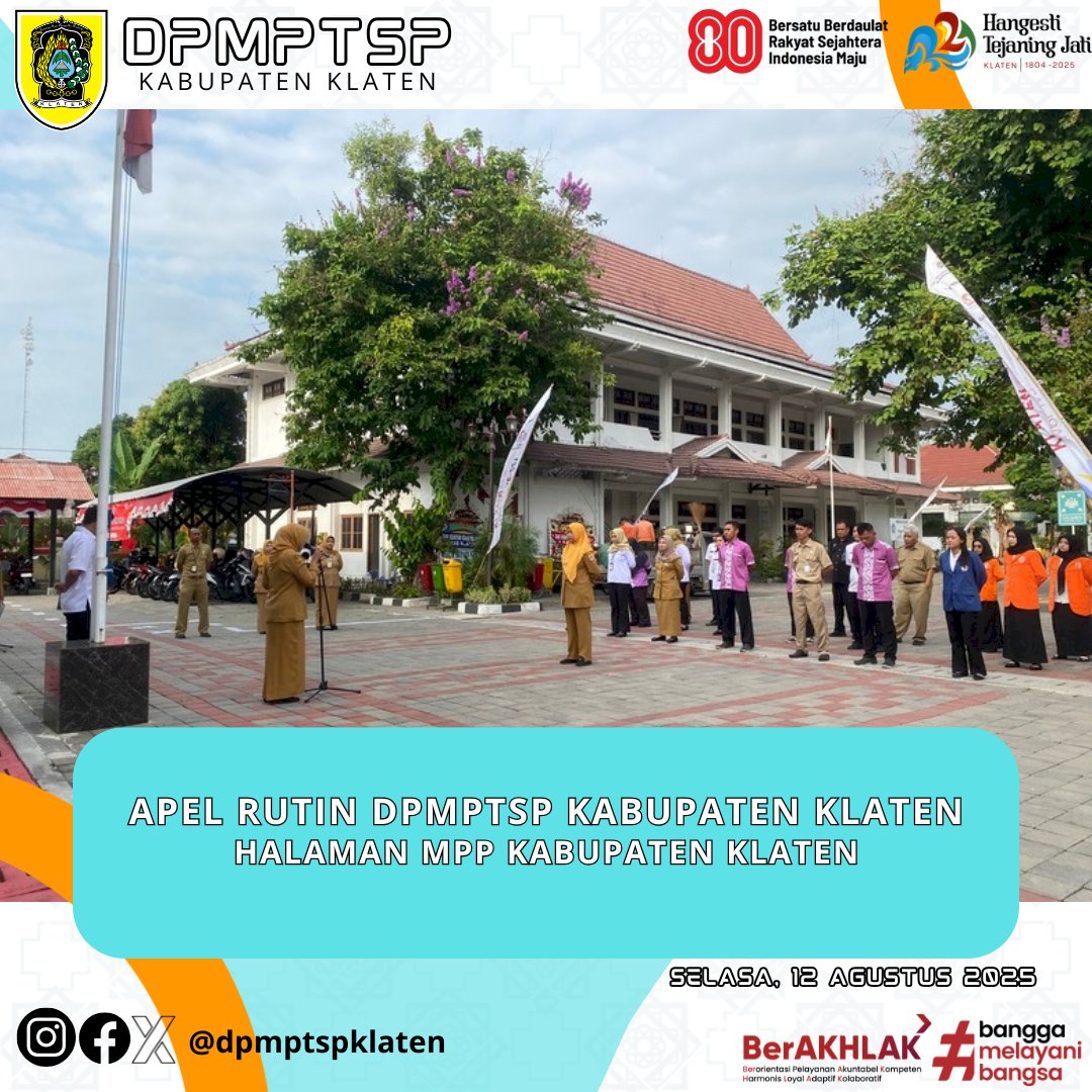 Apel Rutin DPMPTSP Klaten