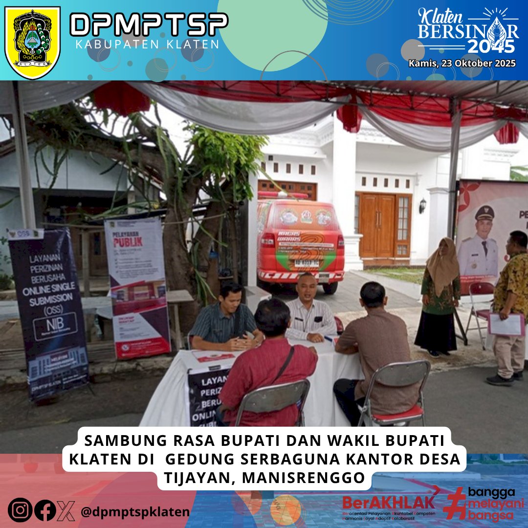 Sambung Rasa Bupati Klaten dan Wakil Bupati Klaten Tahun 2025