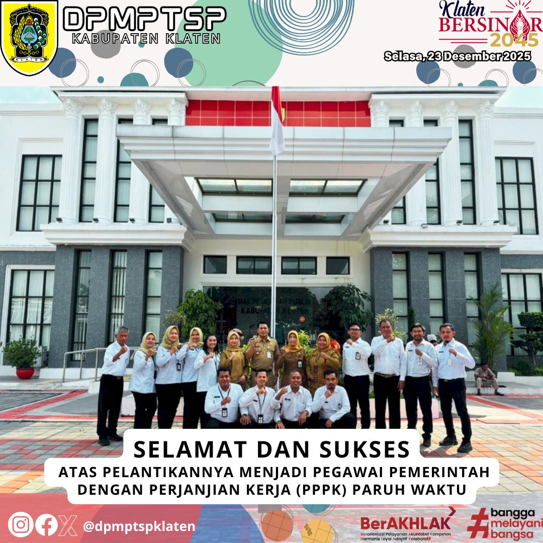 Pelantikan PPPK Paruh Waktu