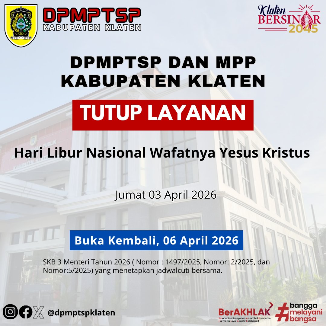Libur Nasional Wafatnya Yesus Kristus