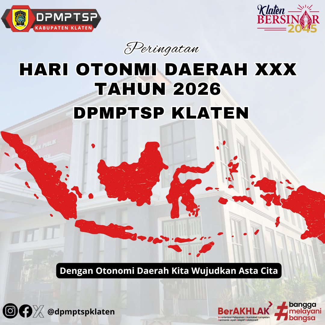 Selamat Hari Otonomi Daerah ke-30!