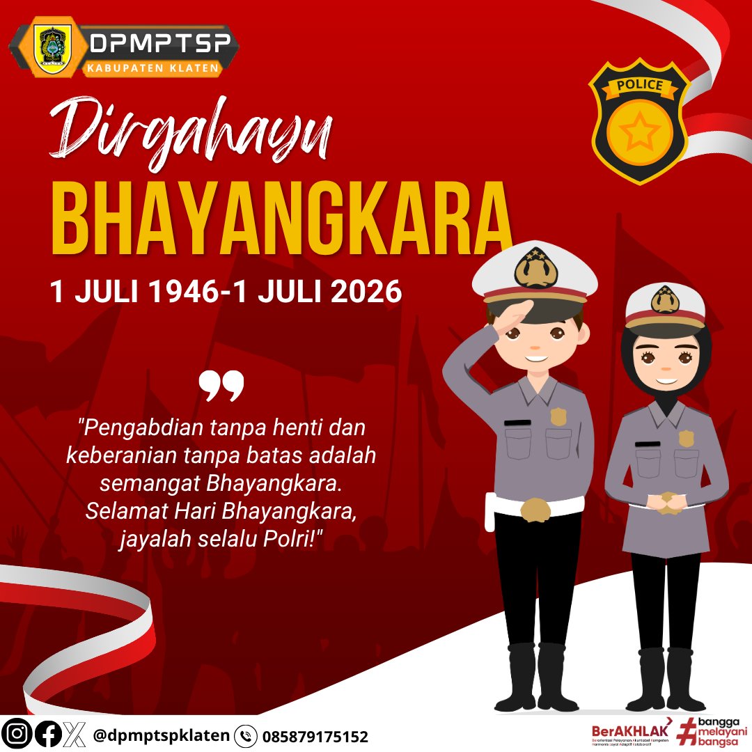 Selamat Hari Bhayangkara ke-80