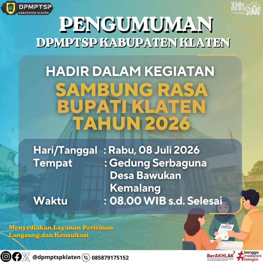Sambung Rasa Bupati Klaten 2026