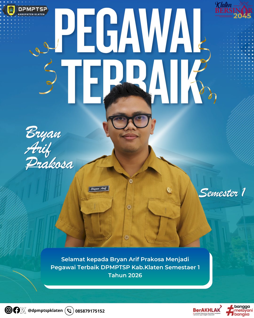 Pegawai ASN Terbaik Semester 1 Tahun 2026